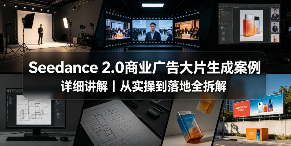 Seedance 2.0商业广告大片生成案例详细讲解|从实操到落地全拆解-三月轻创