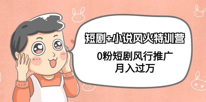 (9374期)短剧+小说风火特训营，0粉短剧风行推广，月入过万(102节课)-三月轻创