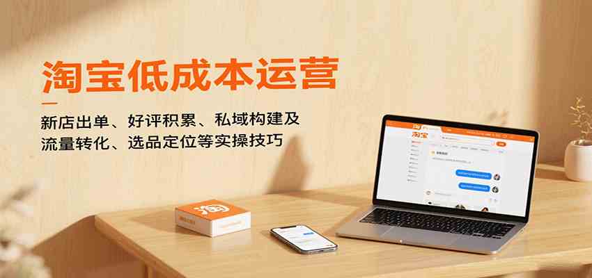 淘宝低成本运营，新店出单、好评积累、私域构建及流量转化、选品定位等（更新9月）-三月轻创