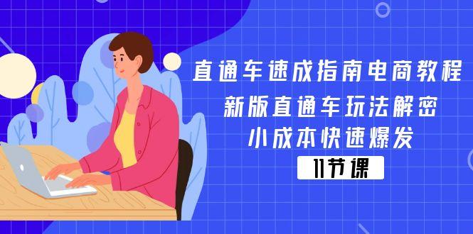 直通车 速成指南电商教程：新版直通车玩法解密，小成本快速爆发(11节-三月轻创