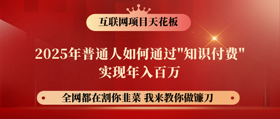 镰刀训练营超级IP合伙人，25年普通人如何通过“知识付费”年入百万！-三月轻创