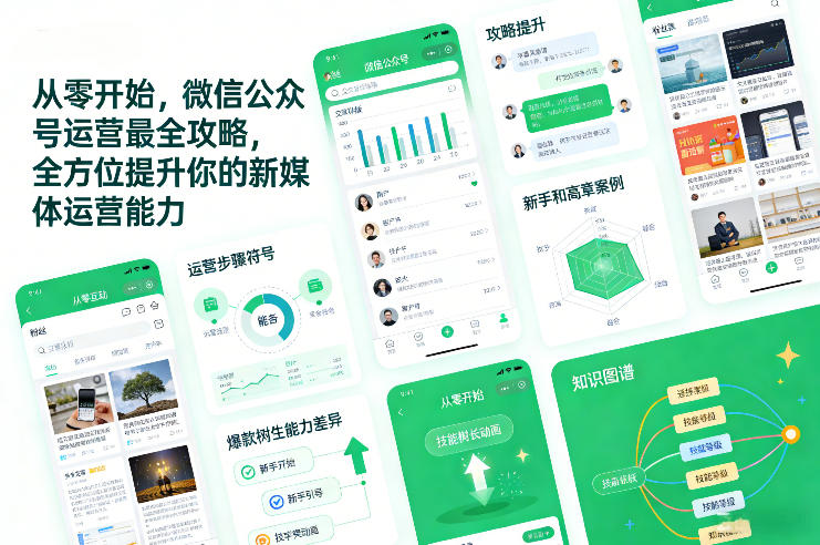 从零开始，微信公众号运营最全攻略，全方位提升你的新媒体运营能力-三月轻创