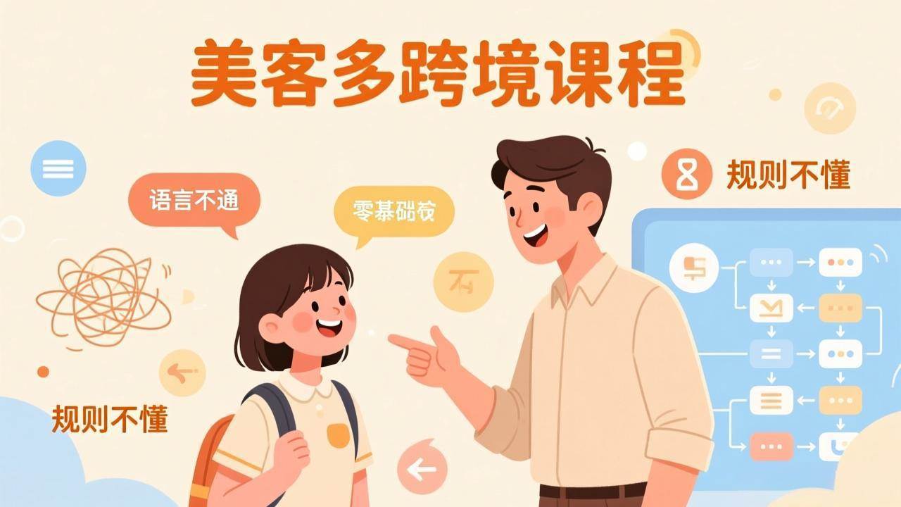 （17503期）怕语言不通、怕不懂规则？零基础小白也能做的美客多跨境课，手把手带你美客多开店稳赚-三月轻创