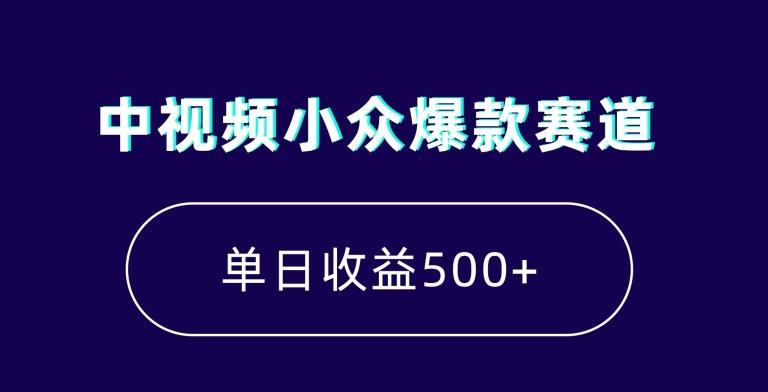 中视频小众爆款赛道，7天涨粉5万+，小白也能无脑操作，轻松月入上万【揭秘】-三月轻创