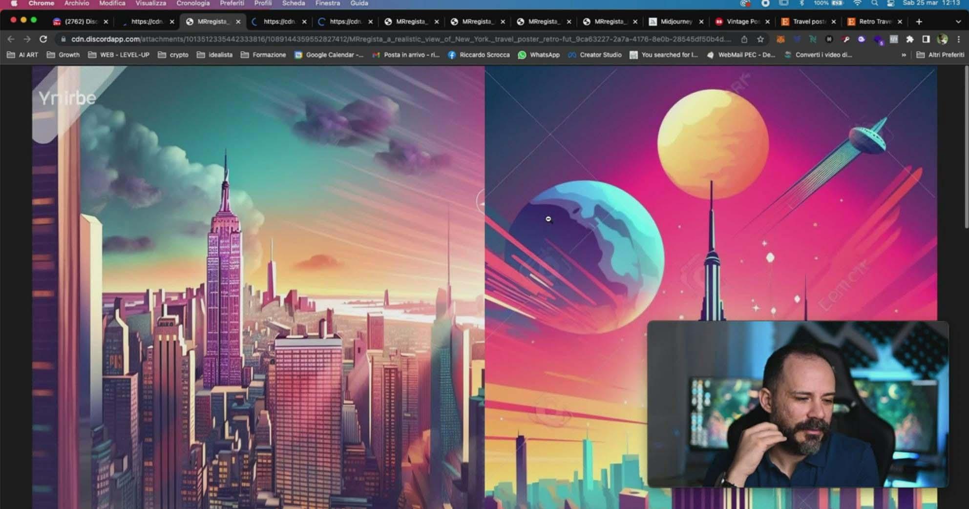 图片[11]-Midjourney AI人工智能创建和销售令人惊叹的海报教程-10节课-中英字幕-三月轻创