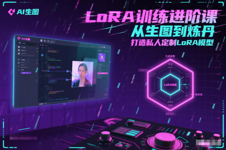 LoRA训练进阶课，从生图到炼丹，打造私人定制LoRA模型-三月轻创