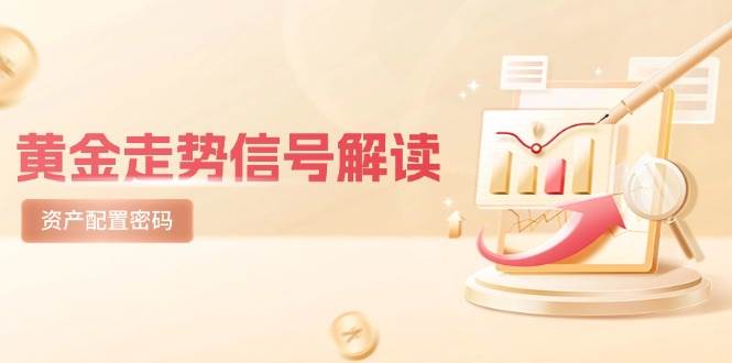 （14860期）黄金走势信号解读，避险逻辑+市场情绪，美股剧震后的资产配置密码-三月轻创