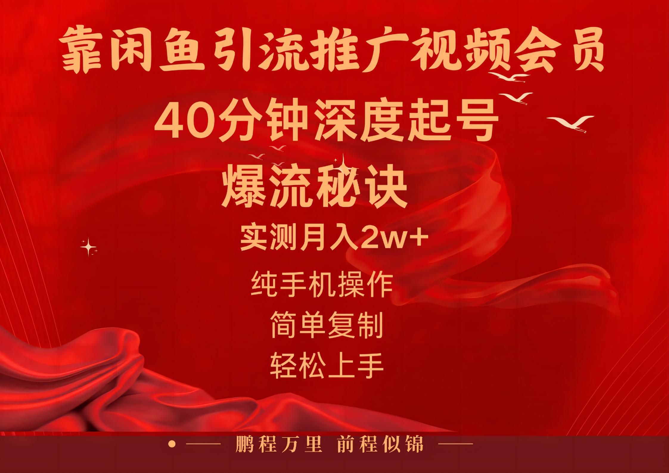 闲鱼暴力引流推广视频会员，能做到日入2W+，操作简单-三月轻创