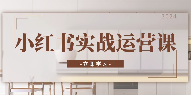 小红书实战运营课：从开通店铺到直播话术，打造爆款笔记与高效直播-三月轻创
