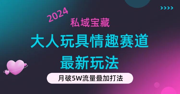 私域宝藏：大人玩具情趣赛道合规新玩法，零投入，私域超高流量成单率高-三月轻创