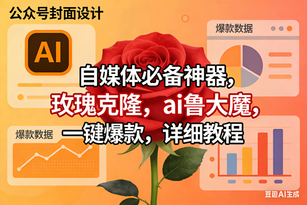 (17393期)玫瑰克隆工具,ai鲁大魔,自媒体必备神器,一键爆款神器,详细教程。-三月轻创