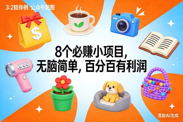(17114期)8个必赚小项目,无脑简单,百分百有利润,副业首选,日入300+-三月轻创