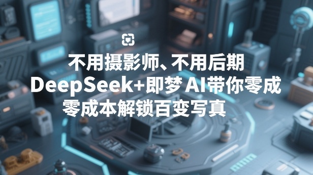 不用摄影师、不用后期，DeepSeek+即梦AI带你零成本解锁百变写真！-三月轻创