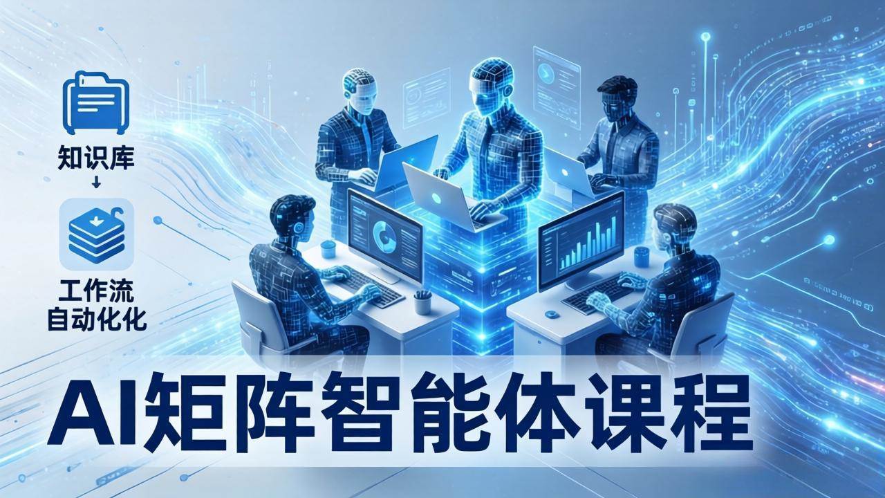 （17759期）AI矩阵智能体实战：100个数字员工批量生产内容，文本知识库+工作流自动化全搞定-三月轻创
