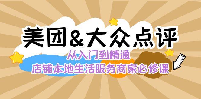 美团+大众点评 从入门到精通：店铺本地生活 流量提升 店铺运营 推广秘术 评价管理-三月轻创