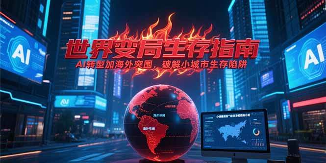 （15220期）付费文章《世界变局生存指南，AI转型加海外突围，破解小城市生存陷阱》-三月轻创