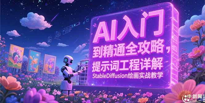 （15181期）AI入门到精通全攻略，提示词工程详解，StableDiffusion绘画实战教学-三月轻创