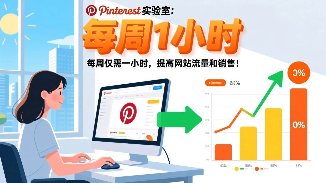 （17505期）Pinterest实验室：每周仅需一小时，提高网站流量和销售！-三月轻创