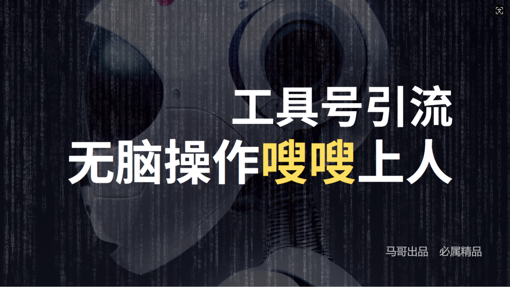 24年抖音最新工具号日引流300+创业粉，日入5000+-三月轻创