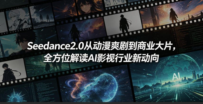 Seedance2.0从动漫爽剧到商业大片，全方位解读AI影视行业新动向-三月轻创